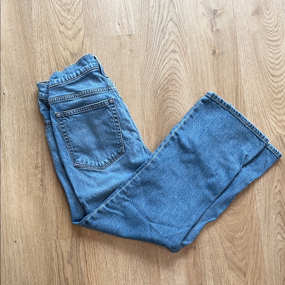 J. Crew - Mid Rise Flare Crop Jeans